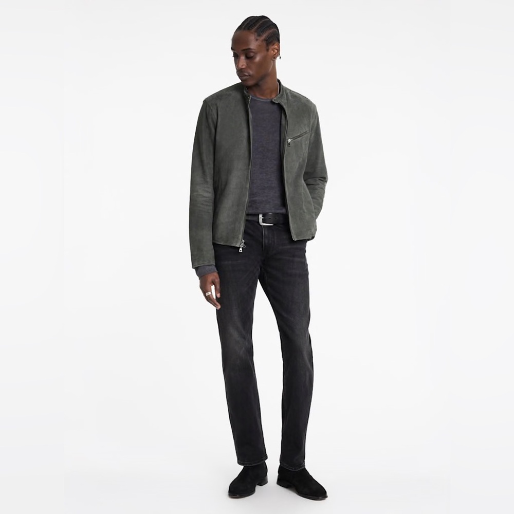 $898 NWT John Varvatos Reede Racer Jacket EU 52 USA 42 - Picture 4 of 12